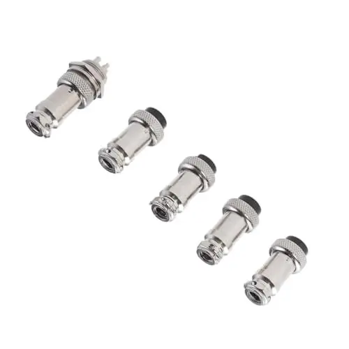 Produktbild: Artibetter Chassis-gewindeplatten-anschlussbuchse 5 Stücke -anschlussstecker Und -buchsen Gx16 -anschlussbuchse