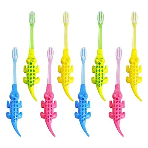 Produktbild: Artibetter 8Pcs Kinder Zahnbürste Krokodil Zahnbürste Kinder Oral Care Kit für Kinder Kinder Baby