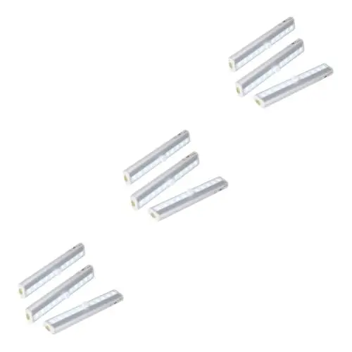Produktbild: Artibetter 9 Stk Schrank LED-Licht led sensor light led sensorleuchte kocher batteriebetrieben kleiderschrankbeleuchtung energiespar LED-Schrankbeleuchtung Nachtlicht im Innenbereich Weiß