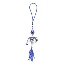 Produktbild: Artibetter Anhänger des Teufelsauges Blue Evil Auge Blaue Accessoires Muslimisch Auge Auto Böse Augen Anhänger Hängende Autodekoration Eid Mubarak Glücklich Schmuck Zinklegierung Teufels Auge