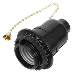 Produktbild: Artibetter Deckenleuchte Lampenfassung Mit Zugkette Lampenfassung Lampenfassung E26 E27-Fassungsadapter Lampen-Hardware Stehtisch Lampensockel Schreibtischlampe Zugschalter Ersatzteile