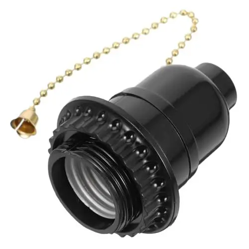 Produktbild: Artibetter Deckenleuchte Lampenfassung Mit Zugkette Lampenfassung Lampenfassung E26 E27-Fassungsadapter Lampen-Hardware Stehtisch Lampensockel Schreibtischlampe Zugschalter Ersatzteile