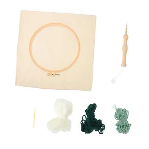 Produktbild: Artibetter Diy Punch Needle Stickerei Kit für Anfänger Komplettes Set mit Materialien Stickrahmen und Videoanleitung für Kreative Bastelprojekte