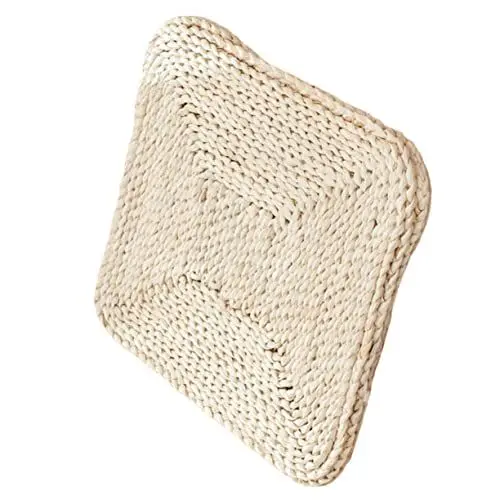 Produktbild: Artibetter Futonkissen Aus Stroh Tatami-Kissen Tatami-Matte Japanischer Bodentisch Handgewebtes Strohkissen Bodenkissen Aus Stroh Tatami-strohauflage Stuhlpolster Ottomane Gewebten Matte Yoga