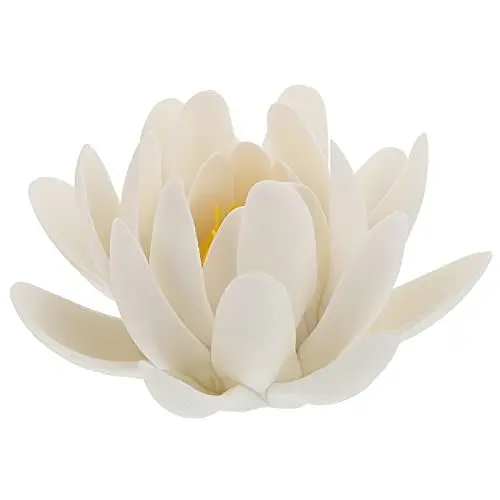 Produktbild: Artibetter Lotus Räucherstäbchen Halter Halterung Lotus Form Keramik Weihrauchhalter Räucherstäbchenhalter Weihrauchbrenner Asche Fänger für Yoga Zuhause Büro Meditation Deko Weiß