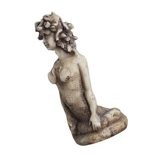 Produktbild: Artibetter Medusa Basilisk Griechische Statue Aquarium Dekorationen Heimdekoration Schnecke Terrarium Antike Skulptur Büste Skulptur Harz Dekoration Griechische Mythologie Schmücken Zuhause