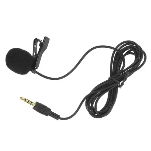 Produktbild: Artibetter Mini Mikrofon Clip Vlogging Kamera Telefon 3 5mm Revers Mic Noise Reduktion