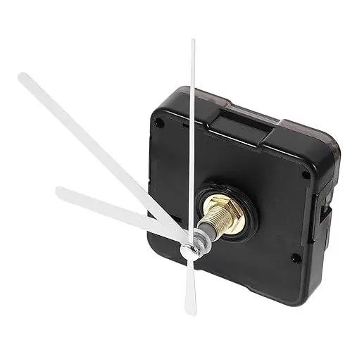 Produktbild: Artibetter Uhrwerk Uhrzeiger Für Eine Wanduhr Uhr-kit Zeiger Einer Wanduhr Zubehör Für Wanduhren Uhrenbausatz Uhrzeiger Mit Pendel Uhrzeiger Stumm Uhrenzubehör Teil Plastik Motor- Weiß