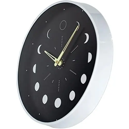 Produktbild: Artibetter Wohnkultur Leuchtende Wanduhr Leise Wanduhr Badezimmeruhren Badezimmer Uhr Nicht Tickende Uhr Wanduhr Für Badezimmer Boho-dekor Ruheuhr Büro Glas Haushalt Dekorationen