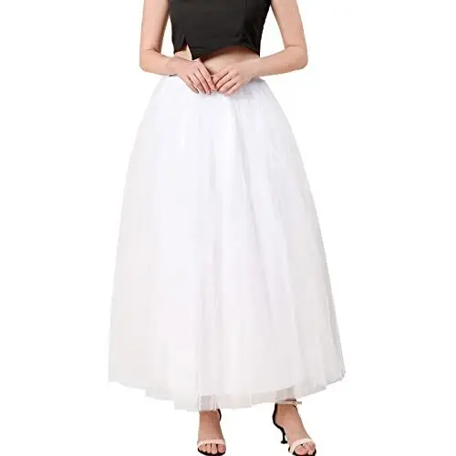 Produktbild: Artikel Unter 5 Euro Bestellung Verwalten Tüllrock Damen Kurz Roter Rock Tütü Lang Frauen Plus Size Mesh Tüllrock Plissee Princess Rock Mesh Bubble Rock Unterrock Bluse