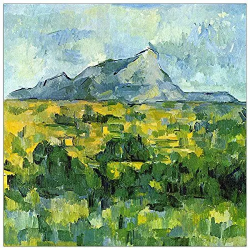 Produktbild: ArtPlaza Cezanne Paul - Mount St Victiore, Dekorative Paneele, Holz, Mehrfarbig, 70 x 1.8 x 70 cm