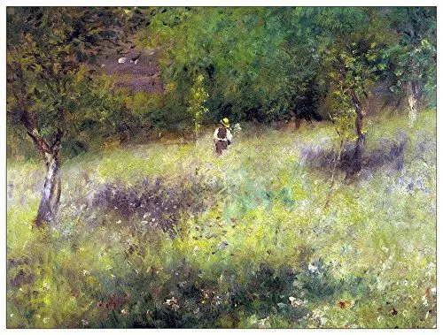 Produktbild: ArtPlaza Renoir Pierre-Auguste - Fruì? Hling in Chatou, Dekorative Paneele, Holz, Mehrfarbig, 120 x 1.8 x 90 cm