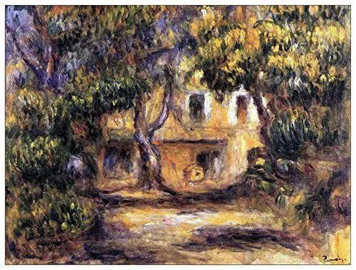 Produktbild: ArtPlaza Renoir Pierre-Auguste - The Farm at Les Collettes, Dekorative Paneele, Holz, Mehrfarbig, 80 x 1.8 x 60 cm