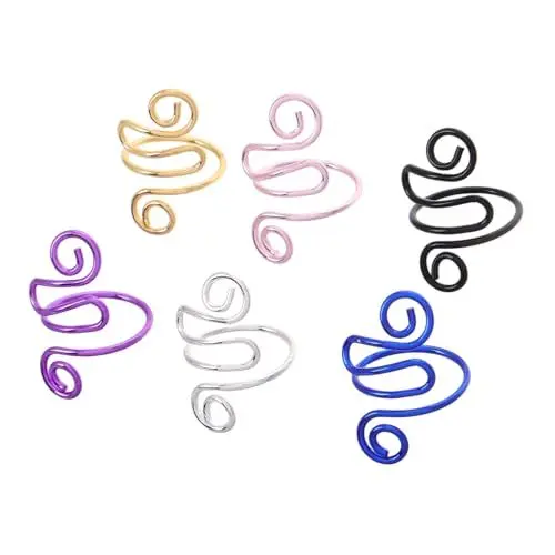Produktbild: ARTSEWPLY 6stücke Handgefertigter Häkelring Verstellbarer Finger- Für Häkel Und Strickprojekte Kreatives Zubehör Für -projekte Genderneutrale Verwendung Für Altersgruppen
