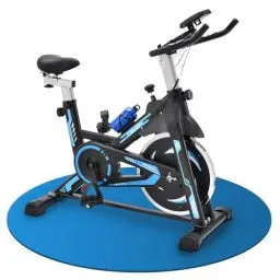 Produktbild: ArtSport Heimtrainer Fahrrad RapidPace mit 10 kg Schwungrad - Hometrainer inkl. Riemenantrieb & stufenloser Widerstand - Speedbike mit LCD Display