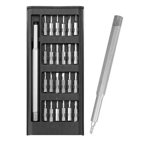 Produktbild: Aruicheng Feinmechaniker Schraubendreher Set Schraubenzieher Set 25 in 1 Mini Präzisionsschraubendreher Set Precision Screwdriver Werkzeug Set für Elektronik Kamera Uhr Tablet Brille Usw