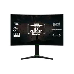 Produktbild: Aryond A27 V2 Gaming Curved Monitor, 27 Zoll 180Hz Curved QHD (2560x1440) Display 1ms Reaktionszeit, HDR 10-Verhältnis FreeSync und G-Sync 119,9% SRGB, PC Bildschirm, HDMI Anschluss