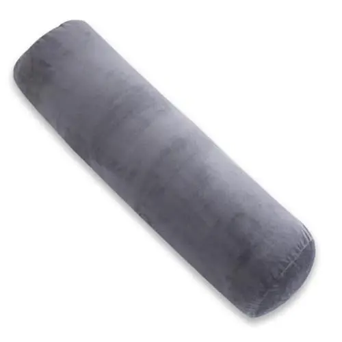 Produktbild: AS AWESLING Body Pillow for Adults, Full Body Pilllow for Sleeping, Long Round Cervical Pillow, Bolster Side Sleeper Pillow with Cover (Grau, 90 x 20 cm)