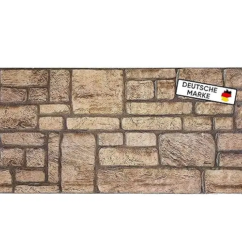 Produktbild: AS Country Stone | Wandverkleidung Steinoptik, 3D Wandpaneele Steinoptik, Styropor-Paneele Natursteinoptik für Innenbereich, Außenbereich, Geschäftsräume | ST 245 |