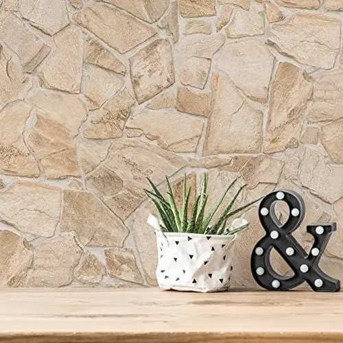 Produktbild: A.S. Création Tapete Steinoptik Beige Creme Terra 389329 - Vliestapete Stein - 10,05 m x 0,53 m - Made in Germany