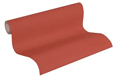 Produktbild: A.S. Création Vliestapete - Uni Tapete 371785 in Rot - einfarbige Wandtapete für verschiedene Räume 10,05 m x 0,53 m