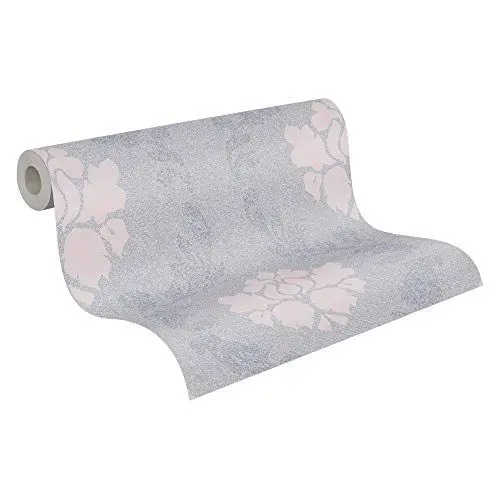 Produktbild: A.S. Création Vliestapete New Elegance Deutschland tapeziert Barocktapete Tapete mit Ornamenten 10,05 m x 0,53 m grau rosa 375523 37552-3