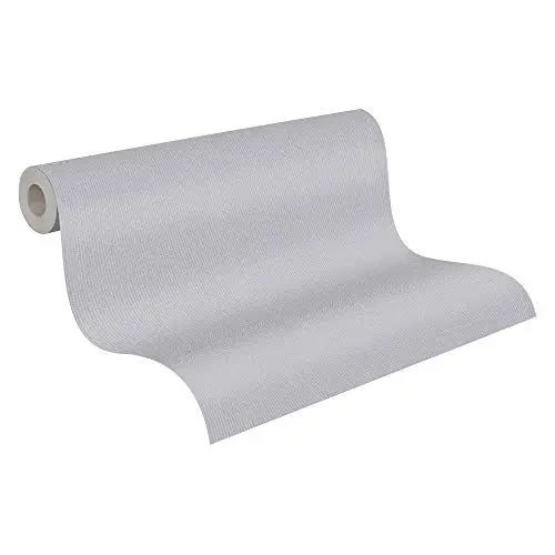 Produktbild: A.S. Création Vliestapete New Elegance Deutschland tapeziert Unitapete einfarbig 10,05 m x 0,53 m grau 375505 37550-5