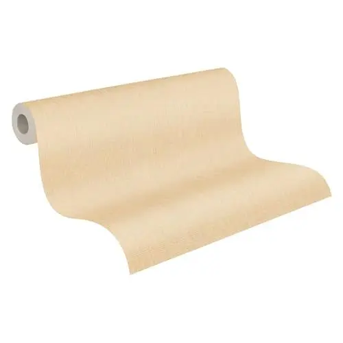 Produktbild: A.S. Création Vliestapete - Uni Tapete 396518 in Beige - einfarbige Wandtapete für verschiedene Räume 10,05 m x 0,53 m