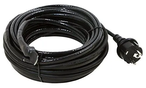 Produktbild: as - Schwabe 8 m Frostschutz-Heizkabel - EIS-Stop-Heizkabel mit Thermostat - Heizleitung mit Schutzkontaktstecker - 15 W/m Wärmekabel ­gegen Frost - selbstregulierendes Eisfrei Heizkabel - IP44, 67011