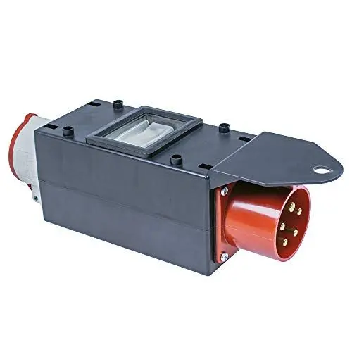 Produktbild: as - Schwabe MIXO Starkstromverteiler – CEE-Stecker 400V/32A/5-polig, ca. 11 kW - LS Stromadapter - 1 x CEE Steckdose 400 V 16 A, 5-polig - Stromstation - Außenbereich – Made Germany – IP44, 60703