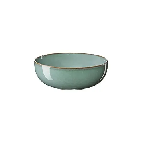 Produktbild: ASA Saisons Schale Eucalyptus aus Steinzeug in der Farbe Grün Glänzend 0,35L, Maße: 15cm x 15cm x 5cm, 27303175