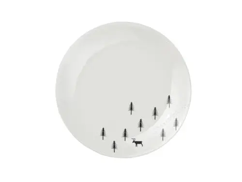 Produktbild: ASA Selection Joy Dessertteller Snow Tracks 20,5cm