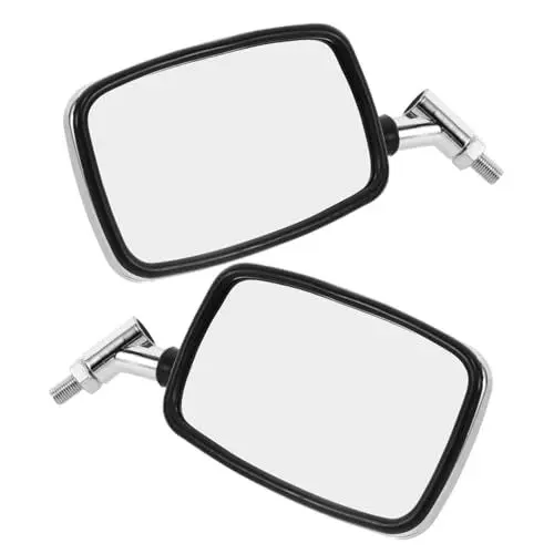 Produktbild: ASAKKURA 1 Paar spiegel Rückspiegel universelle Motorradspiegel Spiegel für Motorräder Motorradgriffspiegel Rückspiegel für Elektroroller Aluminiumlegierung Silver