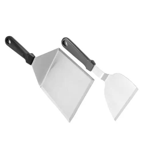 Produktbild: ASAKKURA Edelstahl-grillspatel Mehrzweck-kochspatel-set Für Burgerwender Flipper Bbq-lebensmittelwender