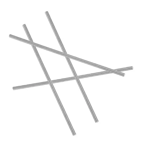 Produktbild: ASAKKURA 4 Stück Blockierstifte Aus Edelstahl Stricknadeln Set Zubehör Für Häkelmatten Langlebiges Strickzubehör Für Präzises Spannen 10 Cm Länge