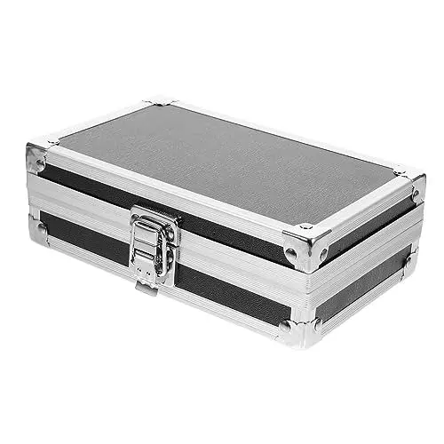 Produktbild: ASAKKURA Multifunktionaler Werkzeugschrank Aus Aluminiumlegierung Robuste Gadget Abschließbarer Handbehälter Maschinenkoffer Für Werkstatt Und Garage