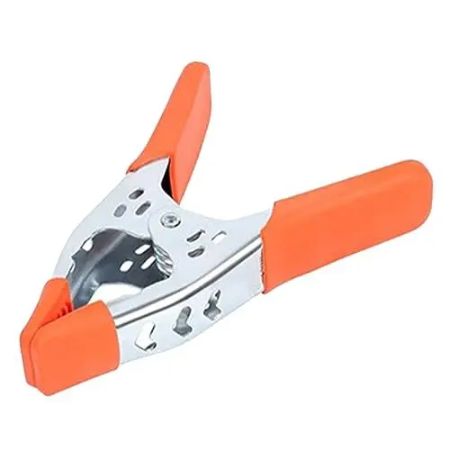 Produktbild: ASAKKURA Robuste Metallfederklemmen Für Holzbearbeitung Und Fotografie Heavy Duty Mehrzweckklemmen 6er Set Ideal Für Zimmerei Und Bastelarbeiten Verstellbare Backen