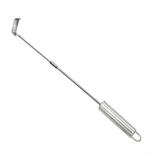 Produktbild: Asche Entfernung Werkzeug, Edelstahl Asche Rechen Werkzeuge Schweinefleisch für Kamado Joe Classic Ash Tools, Holzofen Asche Rechen Grillen Schürhaken für Kamin Herd, Pizzaofen, BBQ