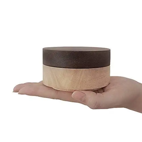 Produktbild: Aschenbecher für Draußen mit Deckel, VViN Windaschenbecher für Draussen Balkon, Aschenbecher Edelstahl + Wood Geruchsdicht für Drinnen und Draußen