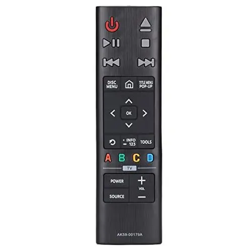 Produktbild: ASHATA DVD-Player für, Ersatz-DVD-Player-Fernbedienung für UBDK8500 UBD‑K8500 RTAK5900179A UBDKM85C UBDK8500/ZA UBD‑K8500/ZA UBDKM85C UBD‑KM85C