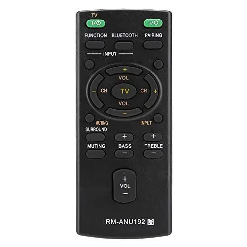 Produktbild: Ersatzfernbedienung RM-ANU192 für Sound Bar SACT60BT SS-WCT60