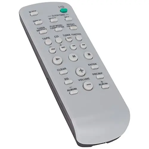 Produktbild: ASHATA Fernbedienung, Tragbare Lautsprecher-Fernbedienung, Neue Ersatz-Universal-Fernbedienung, Anwendbar für CD HiFi-System, für RM/MHC/CMT-Serie