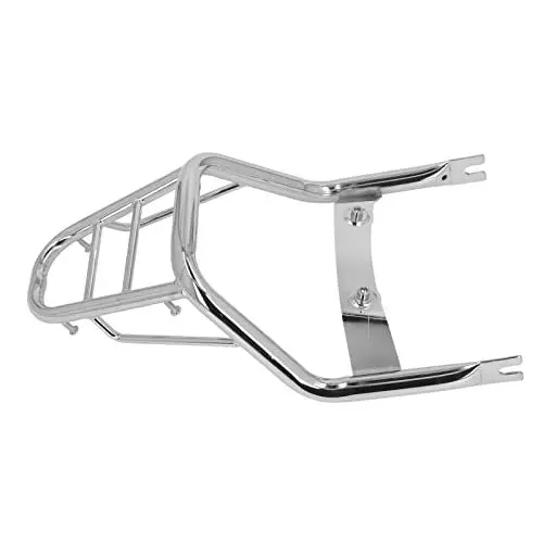 Produktbild: ASHATA Gepäckträger Hinten aus Karbonstahl, Verchromt, Plattierter Gepäckträger, Ersatz für Monkey 125 2018-2022, Ideal Zum Tragen von Fracht, Seesäcken und Rucksäcken