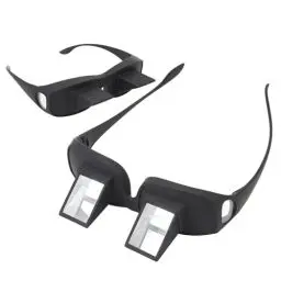 Produktbild: ASHATA Lazy Glasses Spiegelbrille, Bettprisma Brille, Horizontaler Spiegel, Lazy Readers Brille, 90 Grad Prismenbrille, Zum Lesen und Fernsehen Im Bett