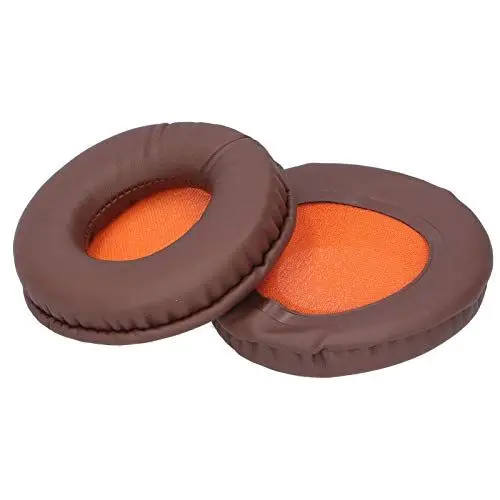 Produktbild: ASHATA Ohrpolster für hesh, Ersatz-Ohrpolster Kissen Ohrpolster Schaum Ohrenschützer Kissenbezug Ohrmuscheln für hesh / hesh2.0 Kopfhörer(braun)