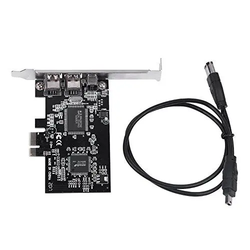 Produktbild: ASHATA PCI Express Karte,IEEE 1394b PCIe Firewire Karte PCI-E PCI Express FireWire Controller Karte mit Firewire Kabel,800 Mbps Controller Karte mit IEEE 1394-1995 und IEEE 1394a-2000