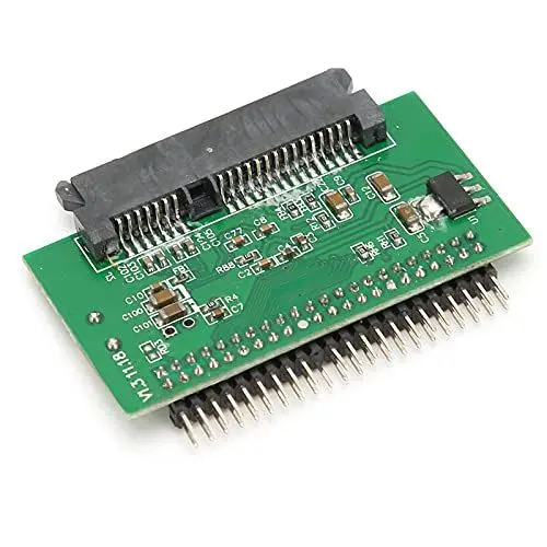 Produktbild: ASHATA SATA zu IDE Adapter, SATA zu IDE 44 Pin Adapterkarte, 1,5 GBS SATA zu IDE 44 Pin Buchse zu Stecker Festplattenkonverter-Lesegerät
