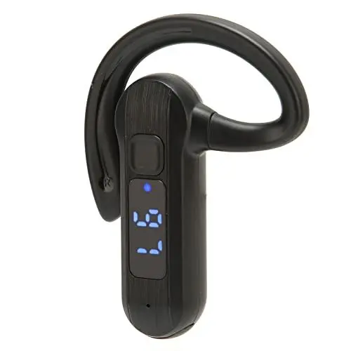 Produktbild: ASHATA Single Ear Bone Conduction Headset Bluetooth 5.2, Open Ear Wireless Earphones Wasserdicht mit LED Power Display Mikrofon, Typ C Aufladung, Zum Fahren von Business Sport