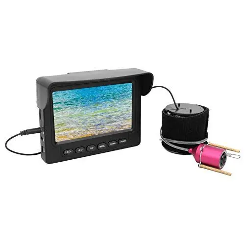 Produktbild: Unterwasserkamera, 4,3 Zoll HD Unterwasser-Angelkamera, TFT-Farbmonitor 1200TVL 10 LEDs, IP68 Infrarot-, 165 Grad Betrachtungswinkel (15 Meter lang)