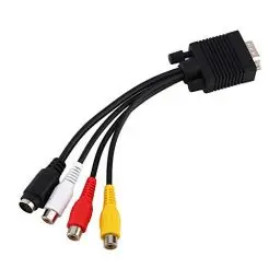 Produktbild: ciciglow VGA SVGA S Video 3 RCA AV TV Adapter Konverterkabel für PC Laptop